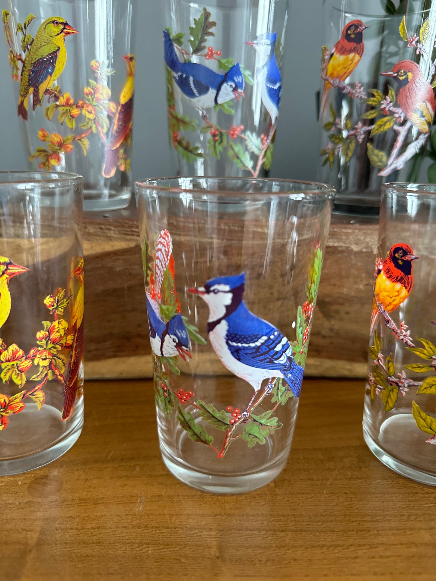 Set of 6 Mid-Century glasses