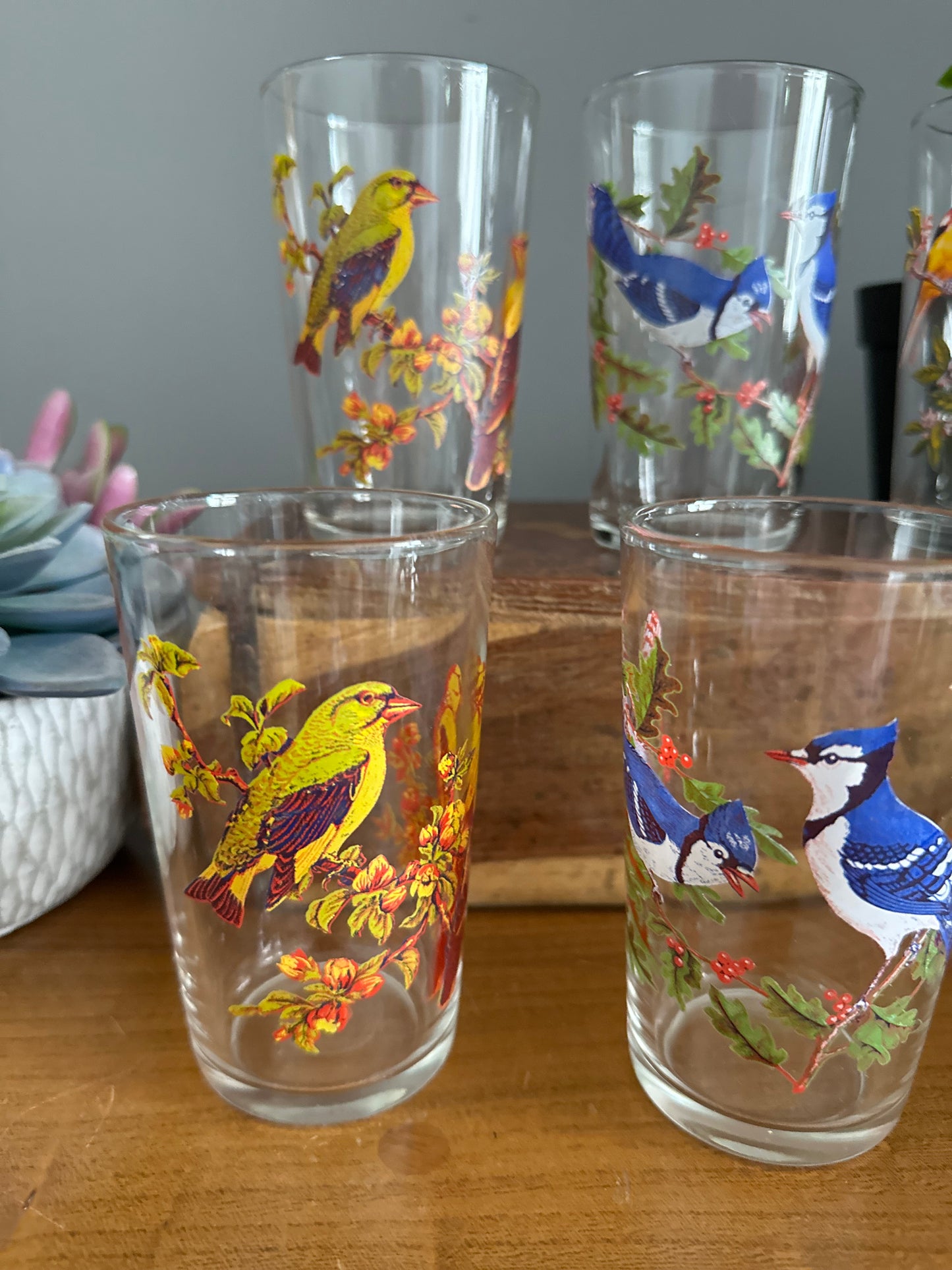 Set of 6 Mid-Century glasses