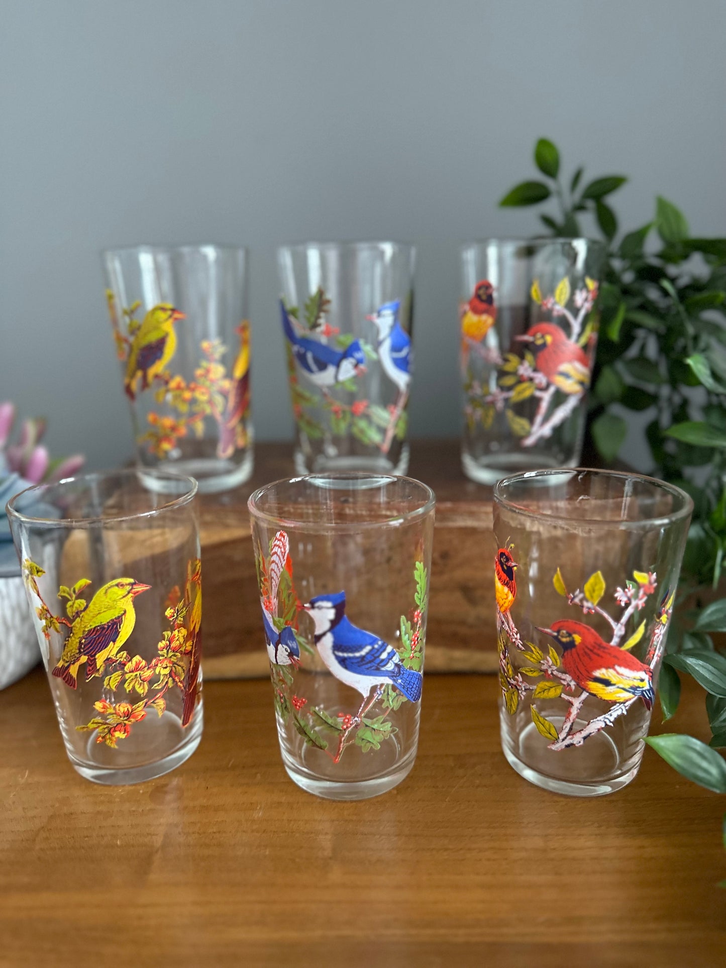 Set of 6 Mid-Century glasses