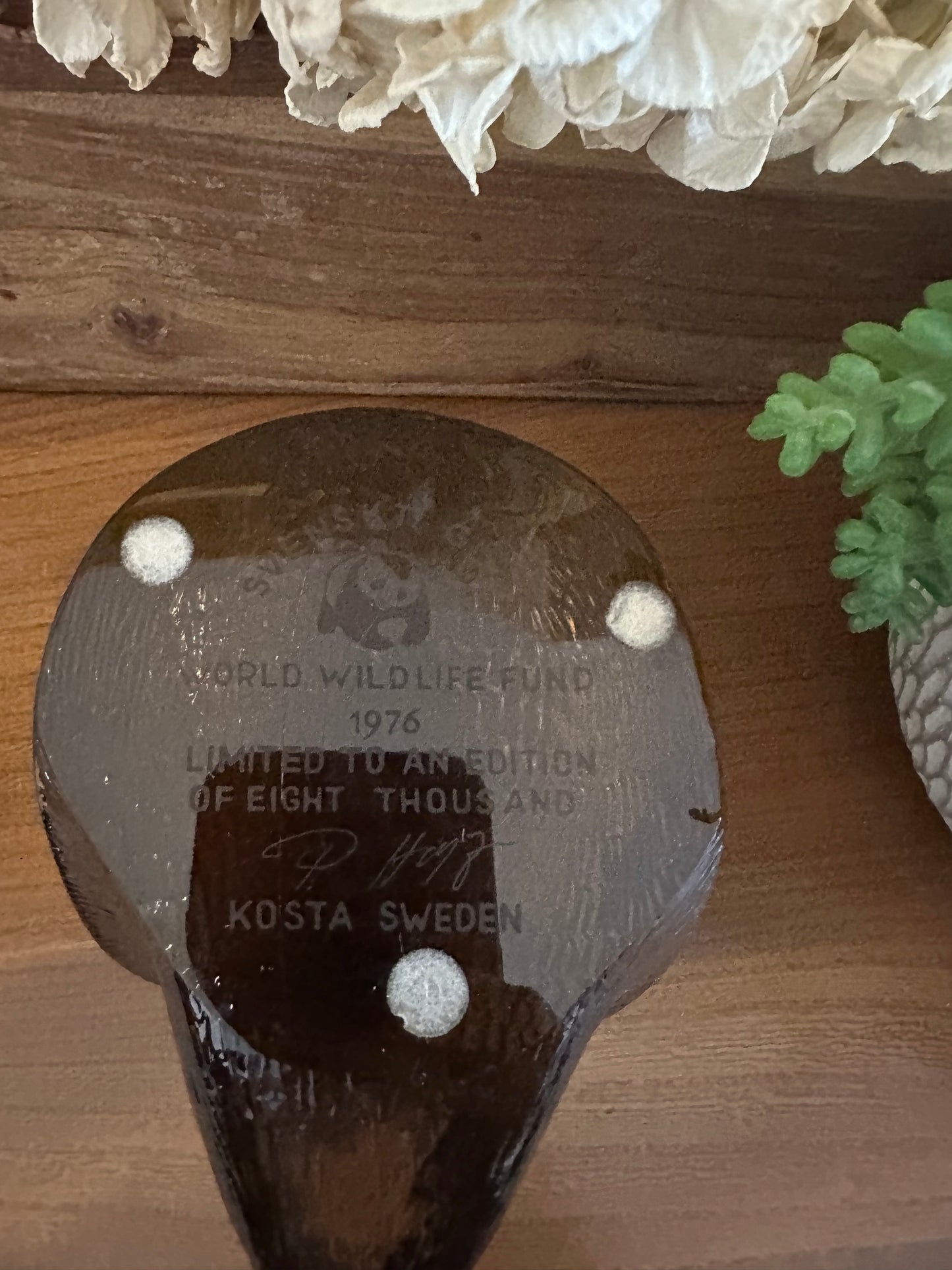 Vintage Kosta Boda Ltd Edition hedgehog paperweight