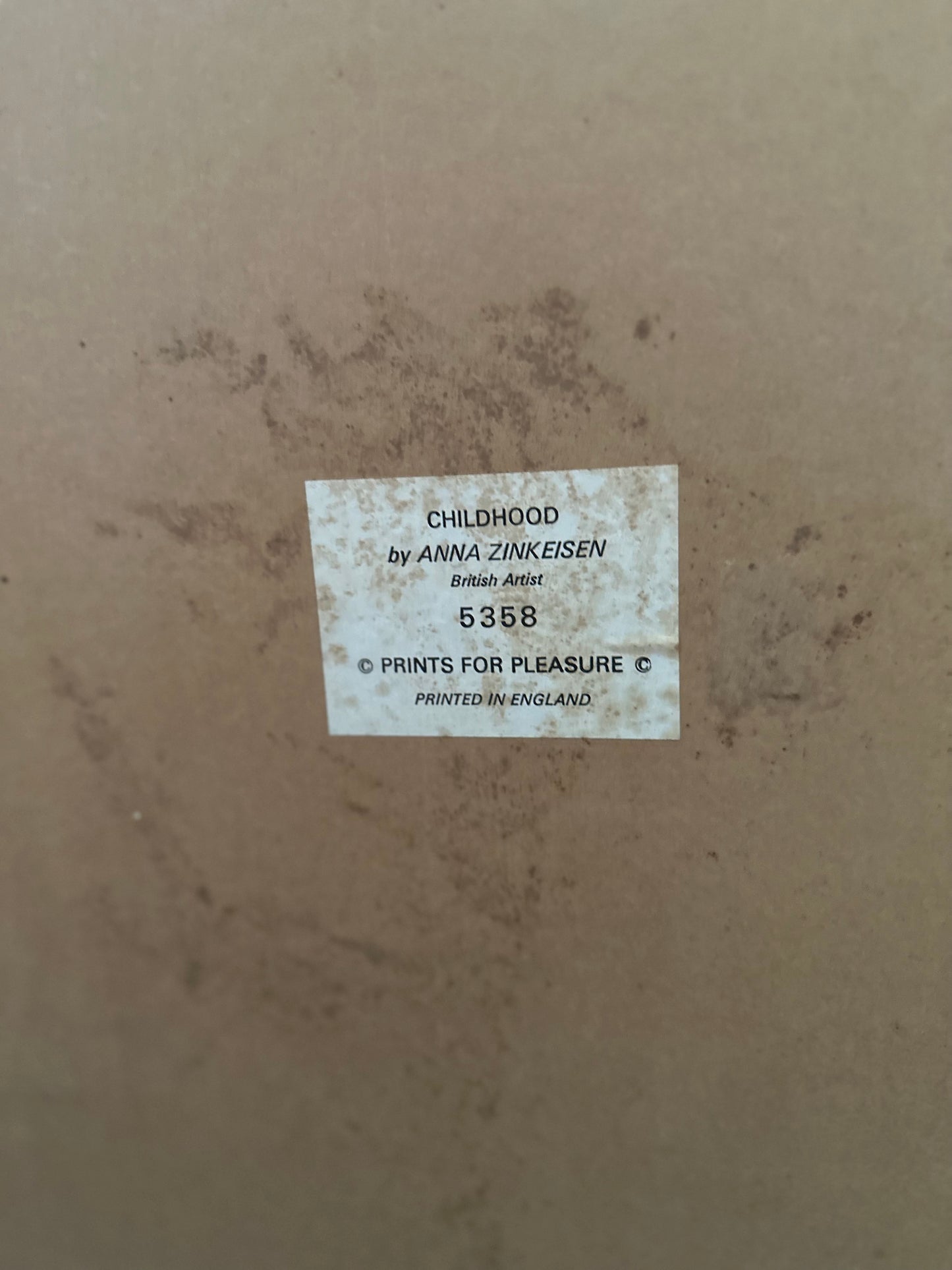 "Childhood" by Anna Zinkeisen framed print