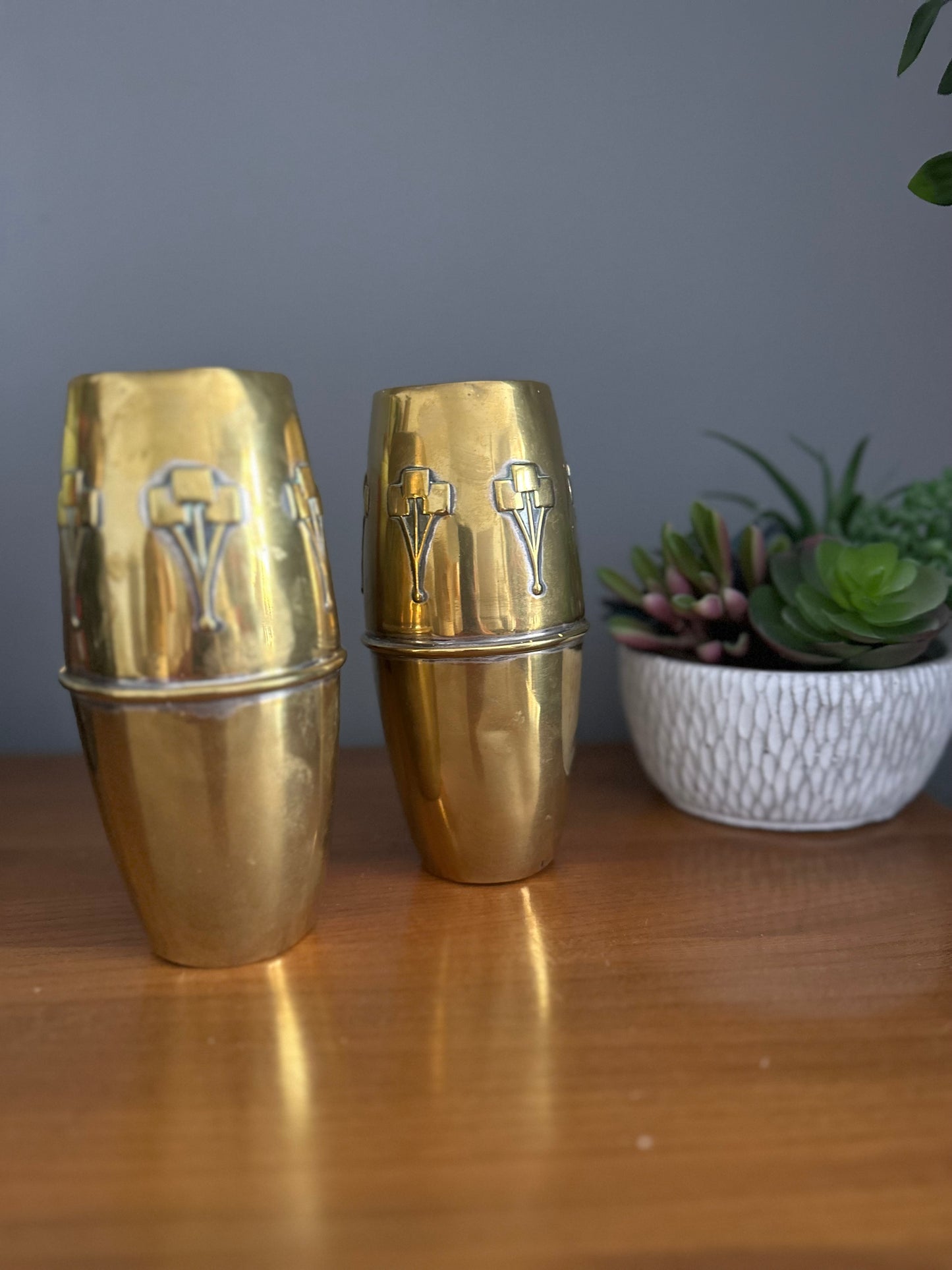 Pair of Art Nouveau vases