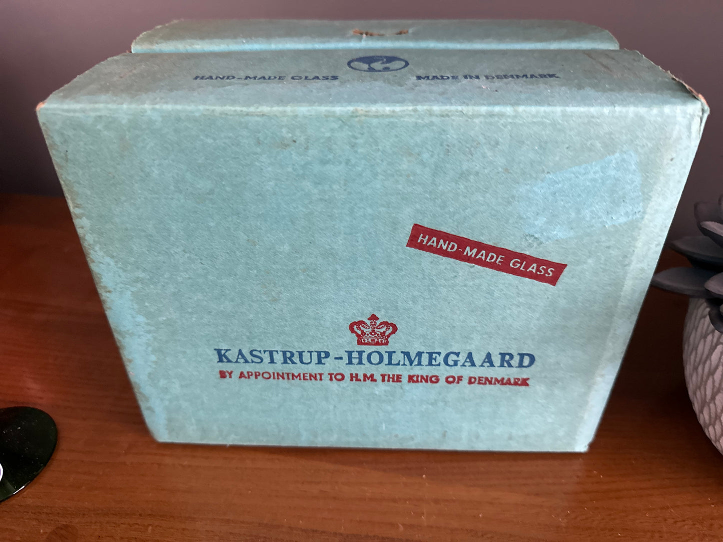Set of 6 Holmegaard as new in box