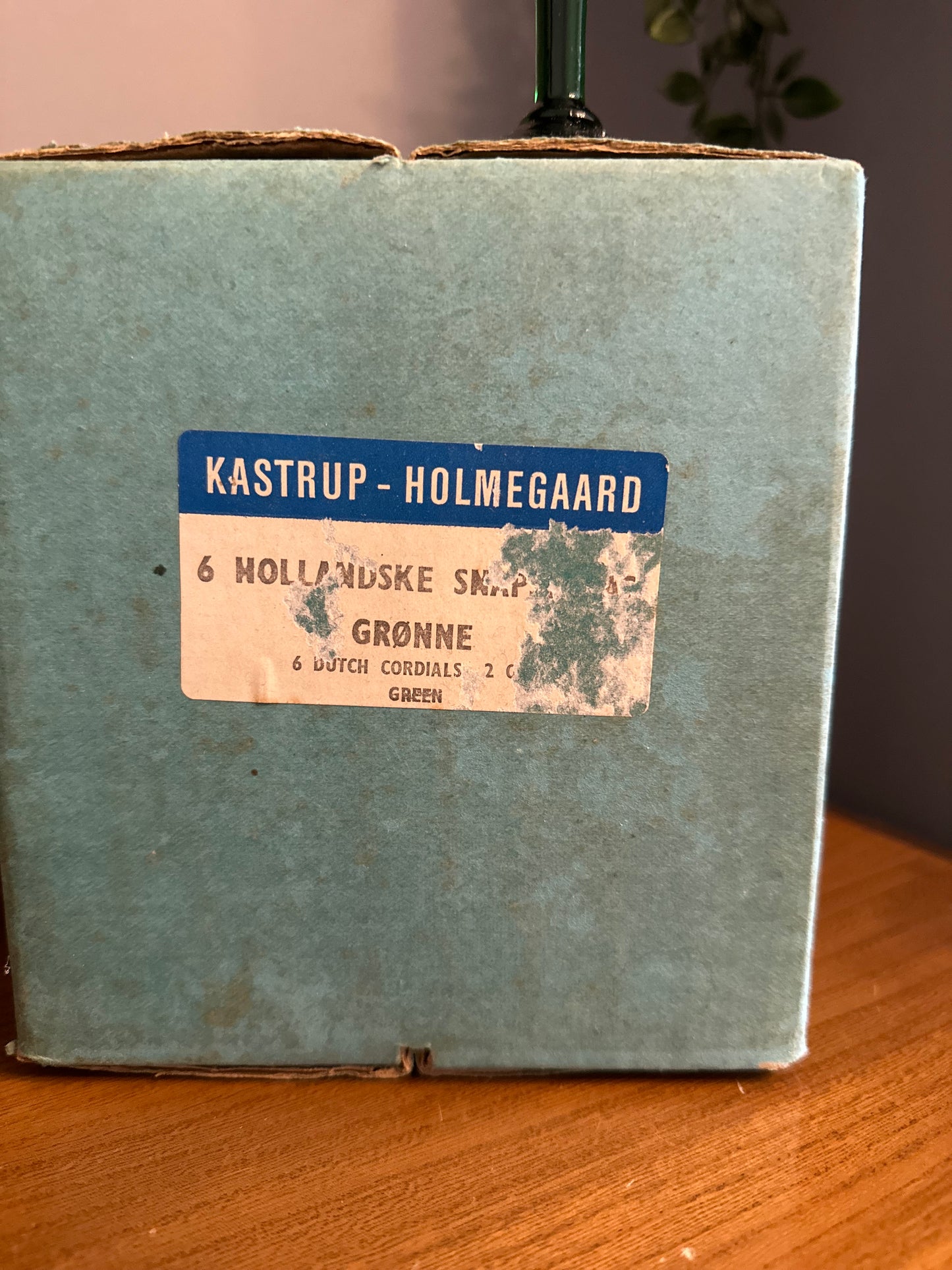 Set of 6 Holmegaard as new in box
