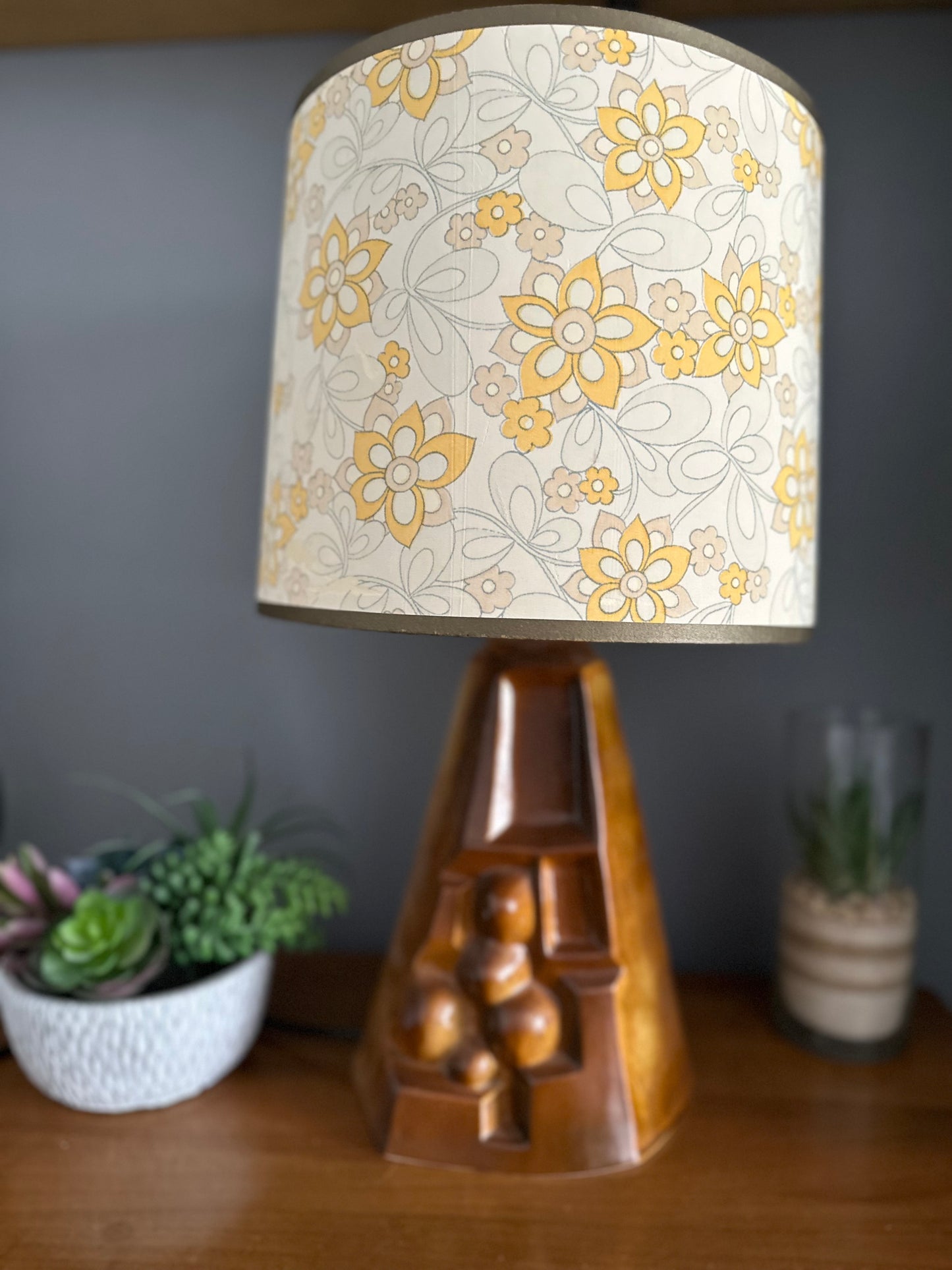Mid Century Rye Pottery Table lamp
