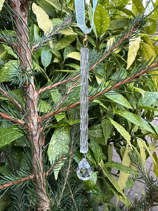 Vintage Swarovski crystal hanging ornament