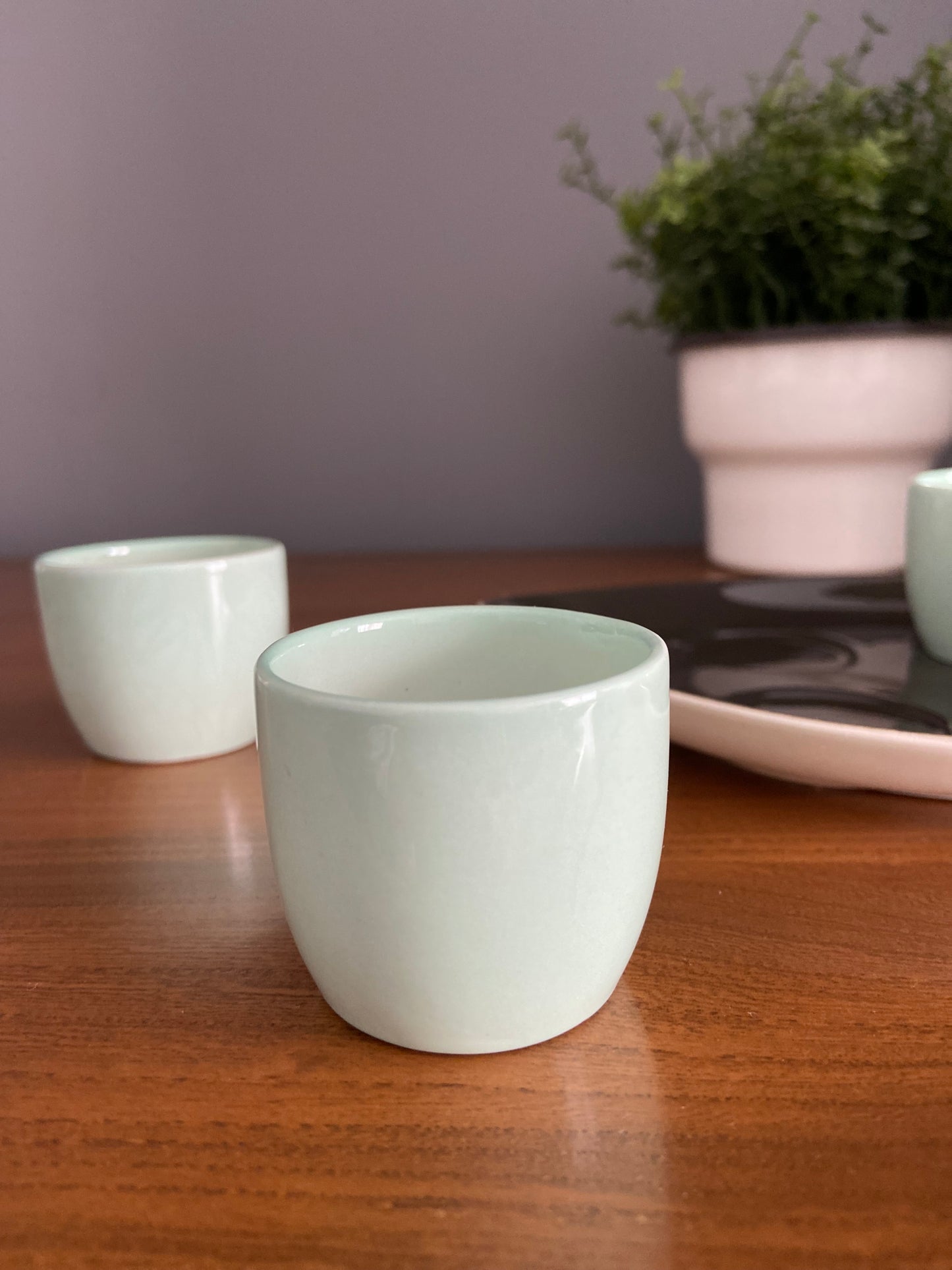 Vintage Carltonware set of 4 egg cups and plate
