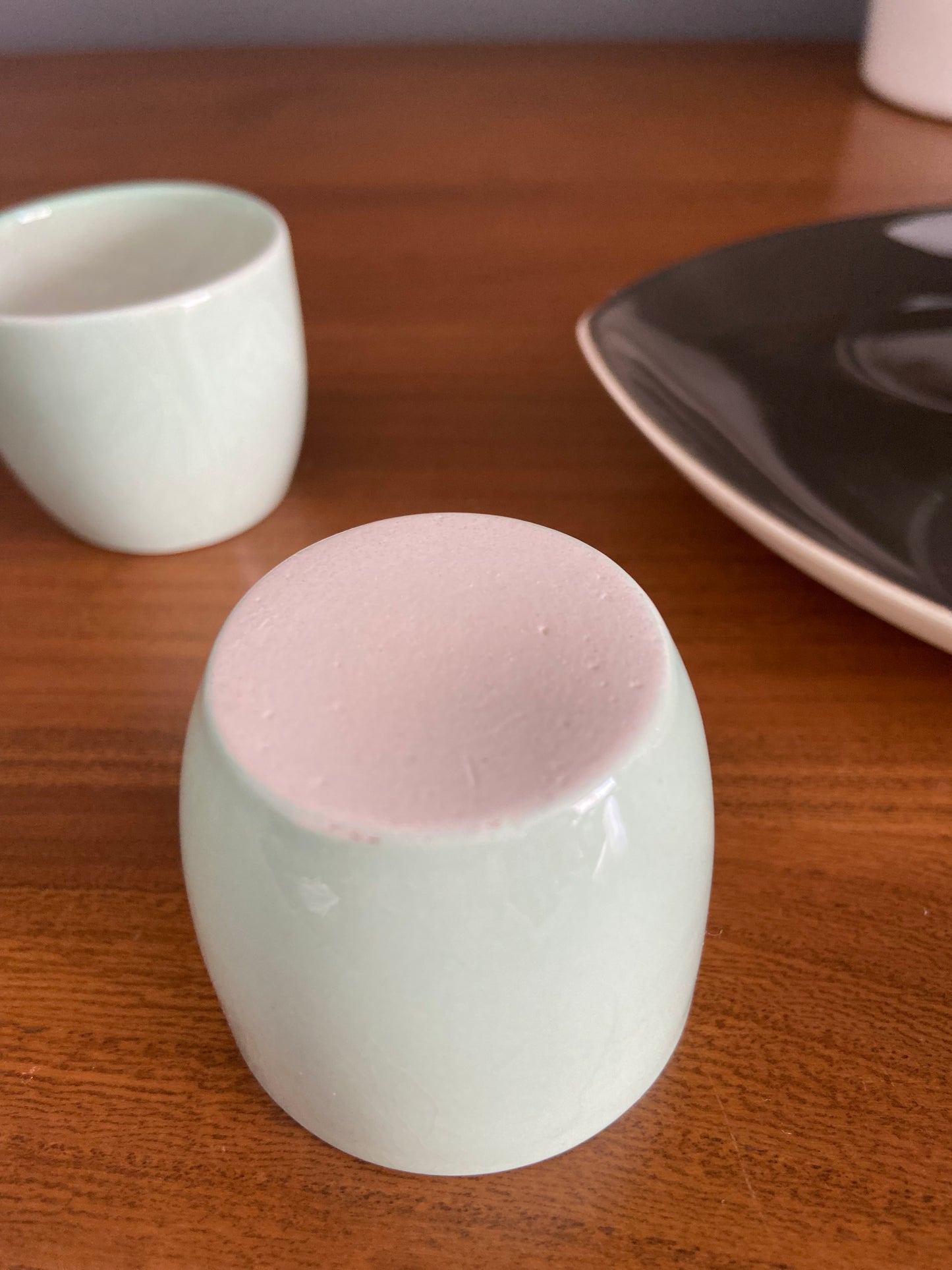 Vintage Carltonware set of 4 egg cups and plate