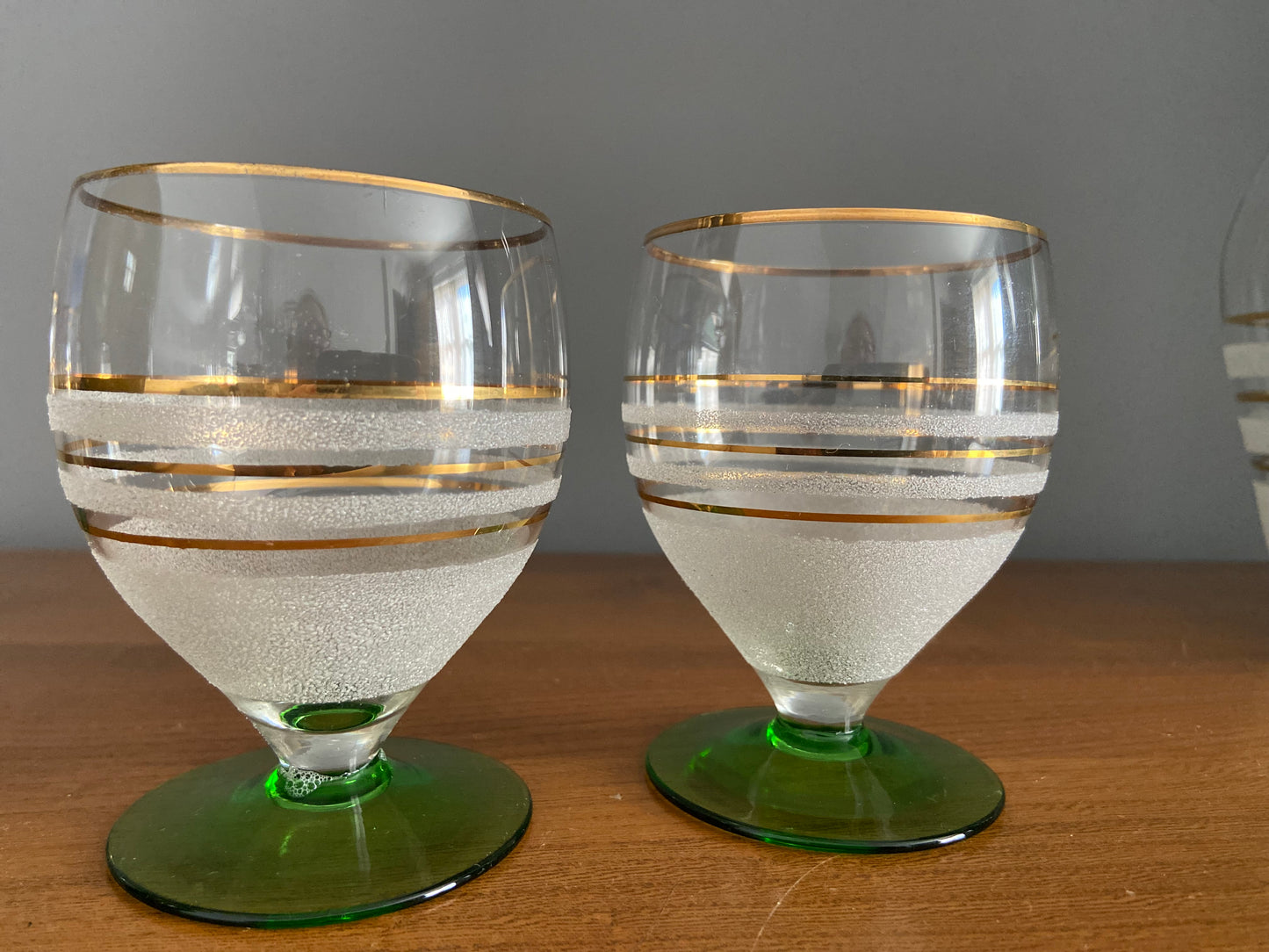 Mid-century lemonade jug and glass set