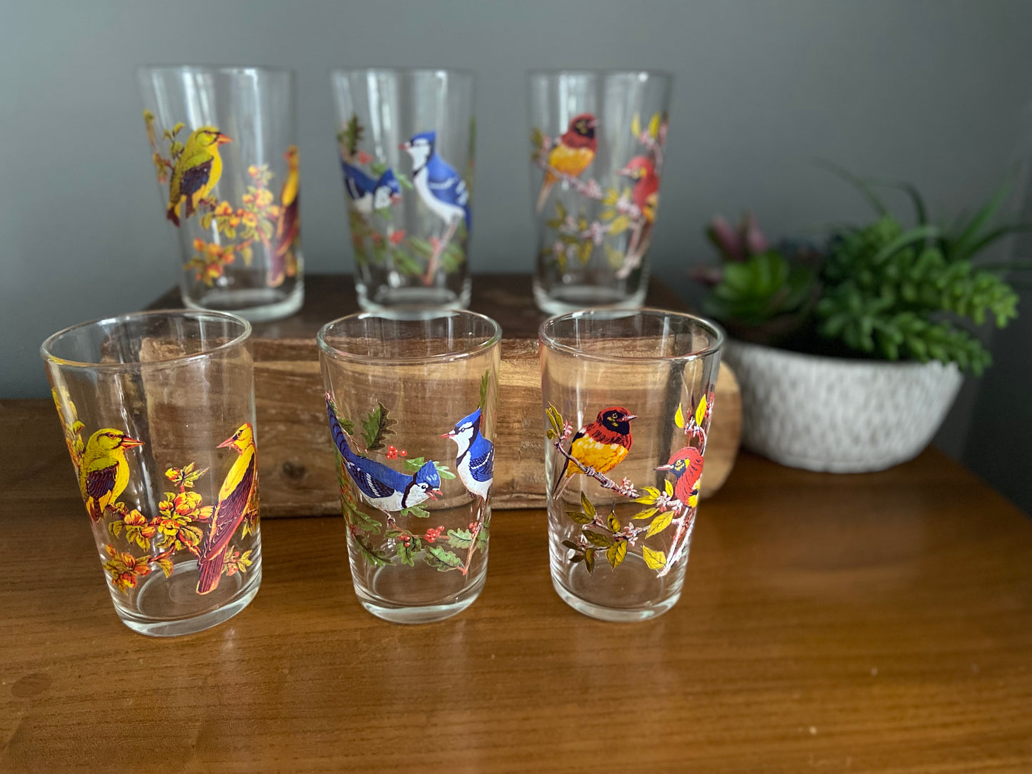 Set of 6 Mid-Century glasses