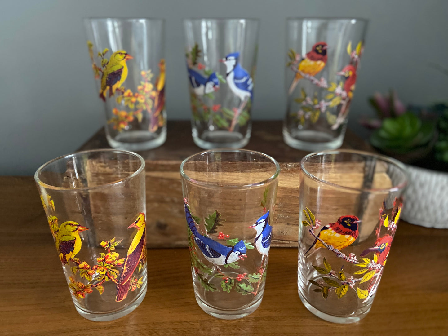Set of 6 Mid-Century glasses