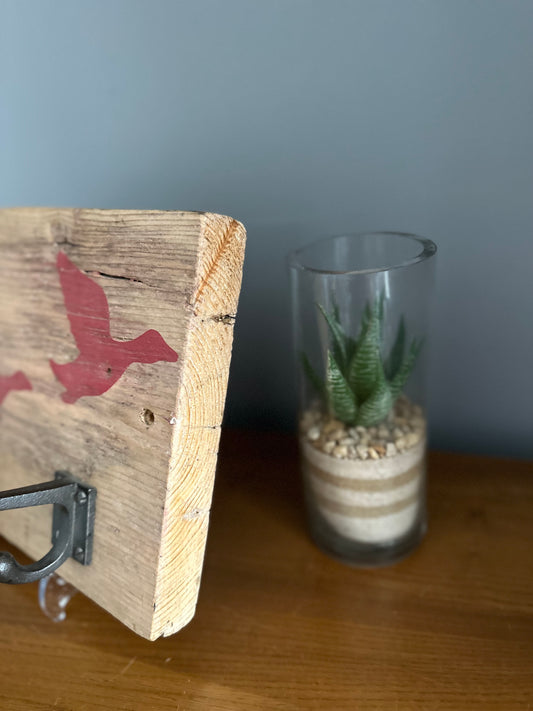 Reclaimed handmade coat hook made from 17th century floorboard