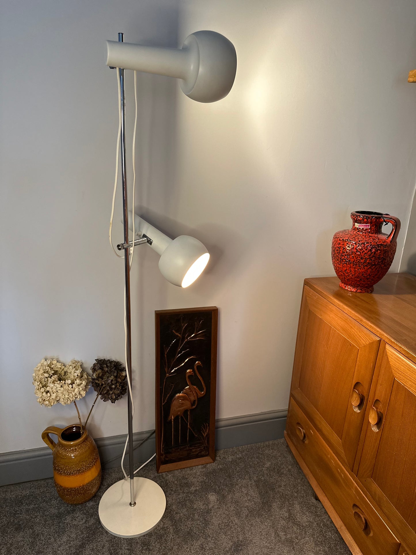 Schmidts Lampedesign Danish standard lamp