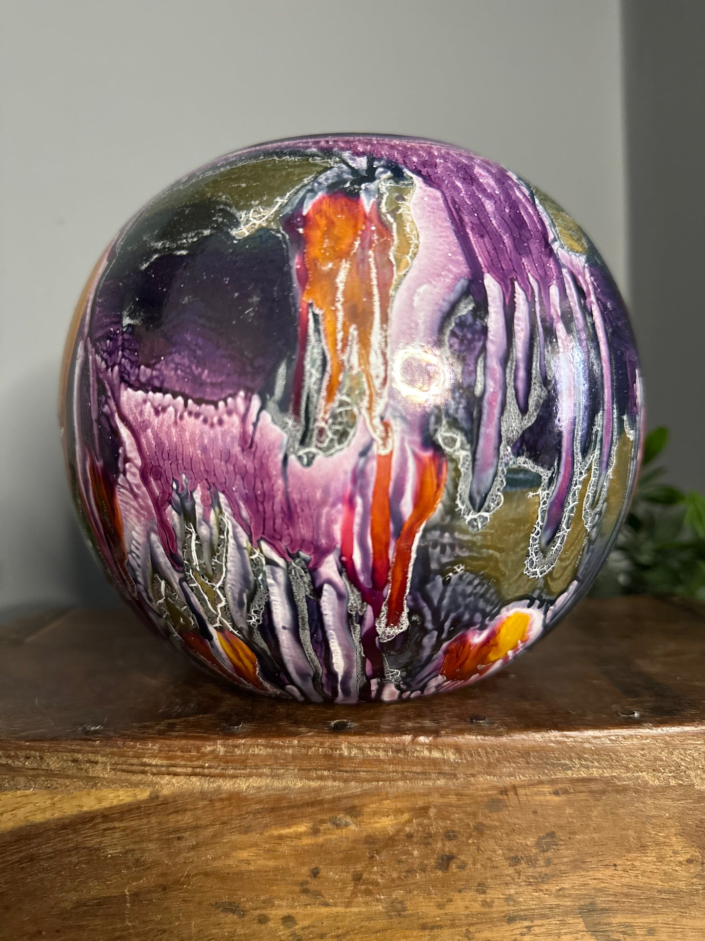 Scheurich mid century vase complete with original label