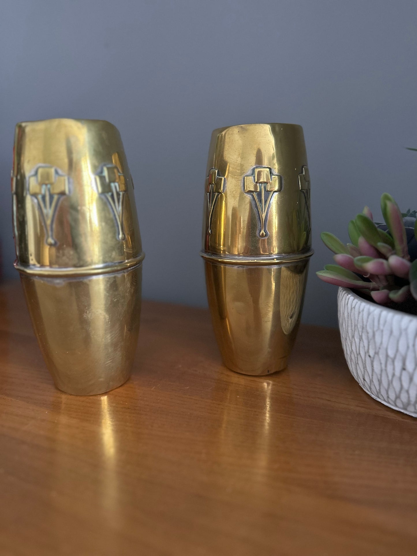 Pair of Art Nouveau vases