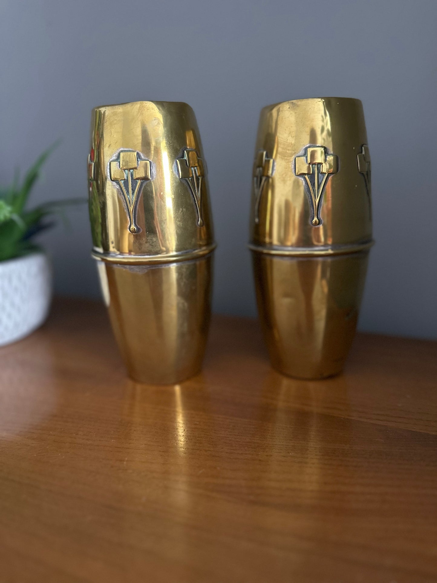 Pair of Art Nouveau vases