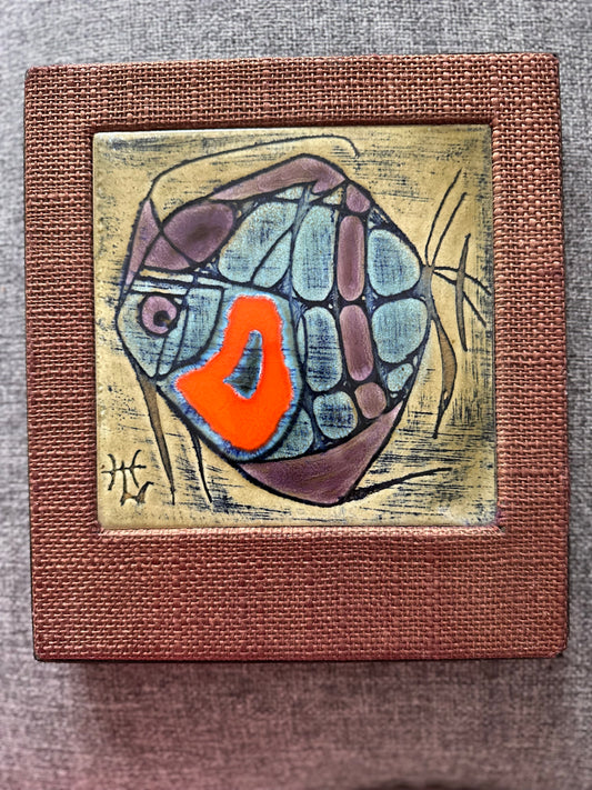 Mid - Century fish design Wall plaque