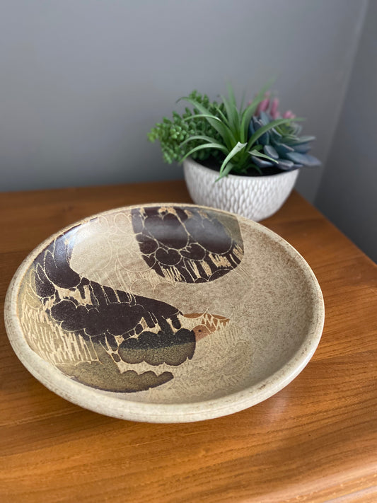 Studio pottery dish